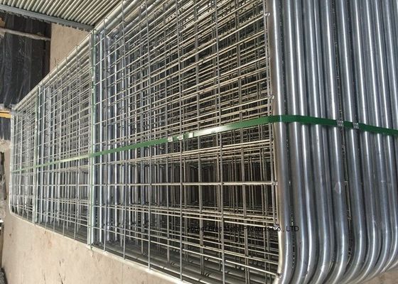 Κίνα Το ύφος της Αυστραλίας γαλβάνισε το μέταλλο αγροτική πύλη 12 ποδιών με τον ενωμένο στενά σωλήνα πλαισίων προμηθευτής