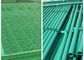 Ντυμένο PVC χαλύβδινο σύρμα που περιφράζει το φράκτη κήπων πλέγματος καλωδίων 55mmX200mm προμηθευτής