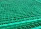 Προσαρμοσμένη ασφάλεια περίφραξης πλέγματος μετάλλων μεγέθους πράσινη διακοσμητική για τις εγκαταστάσεις παραγωγής ενέργειας προμηθευτής